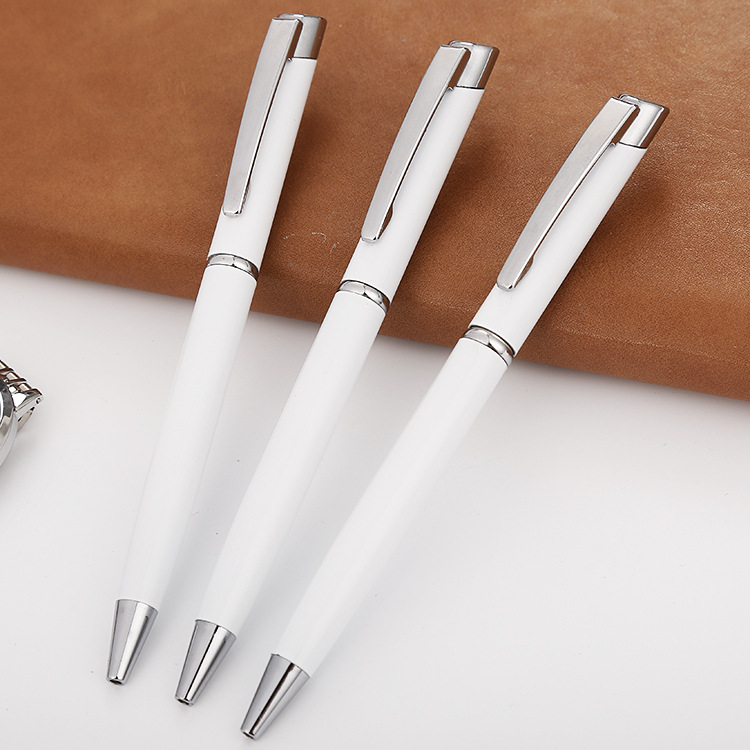 2025 New Wholesale Customizable Logo Advanced Office Stationery Metal Neutral Pen Suitable for Office Gifts