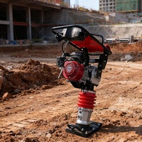 Machine de compactage par vibration haute efficacité et compacte pour la construction de routes et le compactage des sols