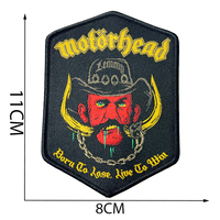 Patch tissé personnalisé d'usine à haute densité coudre sur le fer sur des patchs de broderie d'autocollant pour les vêtements