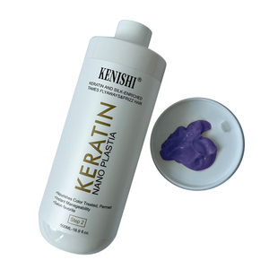 Private Label Keratin <strong>Nano</strong> Cream <strong>Hair</strong> Smoothing Straightening <strong>Treatment</strong> with Organic Ingredients for Professional Use - Product Image 2