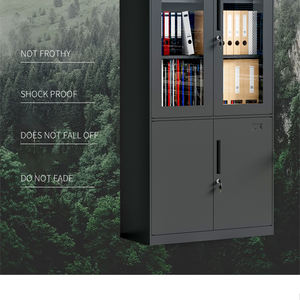 הנמכר ביותר מתכת פלדה משרד ריהוט נייד מילוי ארונות ניידים עם תאי אחסון שקופים - Product Image 2