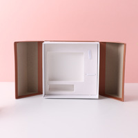 Boîte Cadeau Rectangulaire en Carton Spécialisé pour Bijoux, Rangement Portable, Emballage à Double Porte, Cosmétiques, Mug Isotherme, Estampage