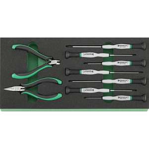 STAHLWILLE-Juego de destornilladores electrónicos 96830270 (9 Uds.) -EAN 4018754335619 OTROS CONJUNTOS DE HERRAMIENTAS - Product Image 1