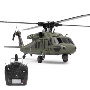 Système F09 <span class=keywords><strong>UH60</strong></span> Black Hawk 2.4G 6CH 3D6G double moteur à entraînement direct sans balais échelle 1:47 hélicoptère RC Flybarless - Product Image 2
