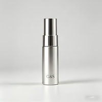 Flacon de parfum cylindrique en verre de 3 ml, 5 ml, 10 ml avec marquage à chaud et pulvérisateur à pompe, flacons cosmétiques de luxe