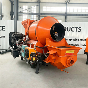 Bétonnière orange avec moteur, composant essentiel pour la construction - Product Image 2