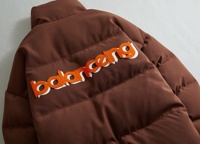 OEM Design personnalisé Streetwear Manteau en duvet Épais Tendance Veste en duvet de canard blanc Chaleur Veste matelassée pour hommes
