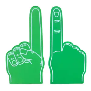 Professional Sponge Cheering Foam Hand Custom Logo Goam Finger Cheering Gloves