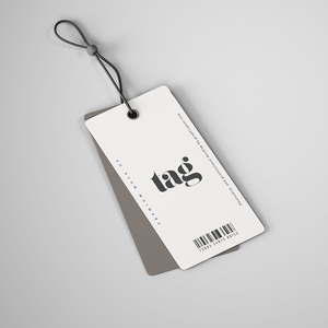 Wholesale Custom Foldover <strong>RFID</strong> Woven Hang Tags Personalised Label <strong>for</strong> <strong>Jewellery</strong> Garments Paper Ceramics Beanie Gifts Own Logo - Product Image 2