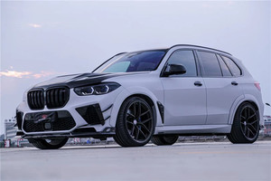 X5M F95 Carbon Fiber Body Kit <b>for</b> BMW F95 X5M Front Lip Spoiler Side Skirt Top Wing <b>Diffuser</b> <b>Car</b> Kits <b>Car</b> Bumper - Product Image 6