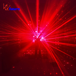 Costume de performance lumineux à LED rouge pour spectacle sur scène, danse Tron, <span class=keywords><strong>festival</strong></span> EDM, boîte de nuit, cosplay, <span class=keywords><strong>tenue</strong></span> futuriste pour rave - Product Image 2