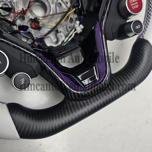Nuevo Producto, Volante Deportivo de Microfibra con Acabado de Fibra de Carbono Mate para Volkswagen Golf 8 - Product Image 4
