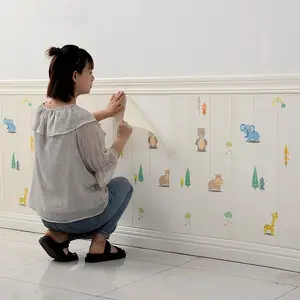 Longtime New Designs 70*77*0.5 CM Foam 3D Wallpaper Peel Wall Sticker for Living Room