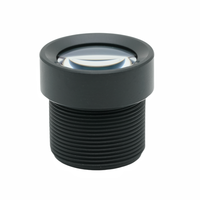 Lente de Visión Artificial de 16mm F1.8 M12 con Distancia Focal Larga para Cámara de Seguridad de 1/1.8 Pulgadas, Dash Cam 5G, Metálica