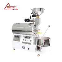Dongyi Machine à torréfier le café en acier inoxydable certifiée CE 1kg 2kg 3kg 5kg 6kg Torréfacteur à gaz électrique domestique