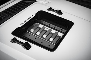 Accessoires <span class=keywords><strong>Fury</strong></span> 2018+ JL JT Pièces automobiles Aluminium Processus CNC Acier CAPOT DE VOITURE pour Jeep Wrangler Gladiator - Product Image 4