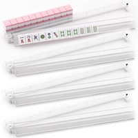 Ensemble professionnel de pousseurs de Mahjong américain moderne de 18,7 pouces, organisateur de tuiles 2-en-1, règle de Mahjong portable en PS, Mahjong juif