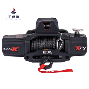 Cabrestante Eléctrico QSF de 13500 lb y 12 V para Vehículos, Cabrestante de Tracción Multiusos con Batería para Rescate de Vehículos, Camiones y Todoterrenos - Product Image 2