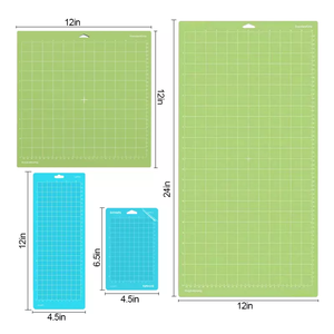 Tapis de découpe adhésif vert personnalisé YS 12"x24" avec logo pour <span class=keywords><strong>Cricut</strong></span> <span class=keywords><strong>Maker</strong></span> Air 2 <span class=keywords><strong>Maker</strong></span> 3, pack varié, vente en gros - Product Image 1