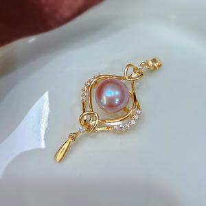 Collier pendentif en perles d'eau douce naturelles pour femmes européennes et américaines, bijoux de mode de luxe léger, chaîne de clavicule pour filles - Product Image 4