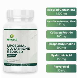 OEM Antioxidant Support <strong>Dietary</strong> <strong>Supplement</strong> for Adults High-Absorption Liposomal Glutathione Reduced Softgels Non-GMO - Product Image 1