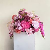 Centres de table élégants en soie personnalisés avec boules de fleurs de pivoine pour mariage, fête, événement, restaurant, décoration de fiançailles
