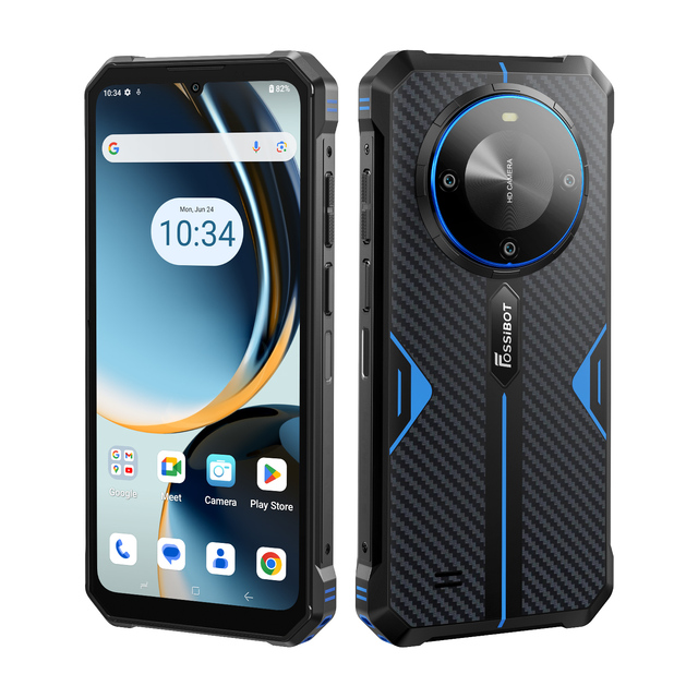 Rugged Water Resistant GSM Smartphone 10300mAh Battery 6.745 Inch Display 12GB RAM 64GB ROM Android 14 SOS Outdoor Mobile Phone