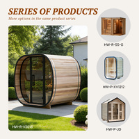 Tente de sauna en bois massif pour 4 personnes, cabane dôme extérieure, Zelt De Madera pour sauna extérieur commercial
