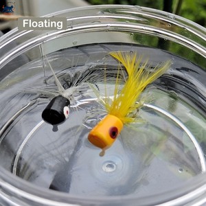 Vente en gros de poppers pour <span class=keywords><strong>la</strong></span> pêche à <span class=keywords><strong>la</strong></span> <span class=keywords><strong>mouche</strong></span>, poppers en mousse à haute flottabilité avec pattes en silicone, leurre artificiel pour <span class=keywords><strong>la</strong></span> pêche en rivière et en lac - Product Image 4