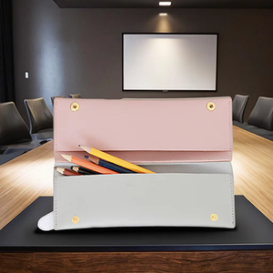 Portacangue in pelle con <span class=keywords><strong>penna</strong></span> personalizzata per studenti porta astuccio porta matite stilografiche per <span class=keywords><strong>Ipad</strong></span> a matita <span class=keywords><strong>Logitech</strong></span> - Product Image 4