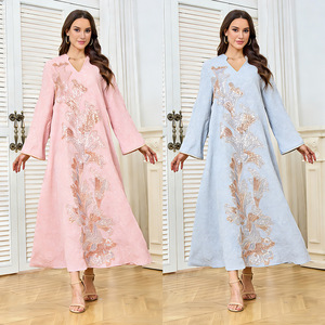 MT548 Novo Vestido de Festa Feminino Elegante com Contas e Apliques, Moda Leve e Luxuosa - Product Image 1