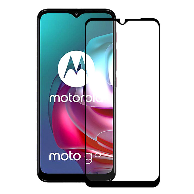New Phone Accessories Black Tempered Glass Film Screen Protectors 9H Tempered Glass Film for for MOTO G30/G20/G10