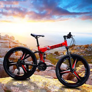 Bicicleta de alumínio para adultos, portátil, mtb, bicicleta de estrada, suspensão completa, bicicletas de montanha, dobrável, para adultos - Product Image 2