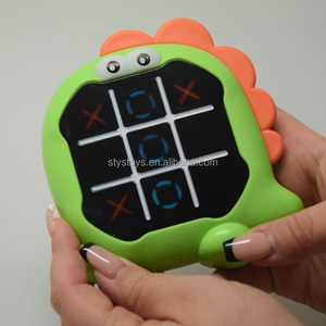 Cartone animato Design dinosauro tris gioco di scacchi elettronico Touchscreen <span class=keywords><strong>Memory</strong></span> Console gioco <span class=keywords><strong>Puzzle</strong></span> - Product Image 1