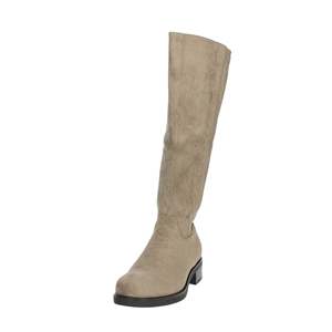 Women's <b>Knee</b> <b>High</b> Boots Taupe Suede 36 Heel Height - Product Image 6