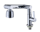 Robinet de cuisine moderne monocommande chromé avec douchette extractible, design thermostatique flexible pour usage en ferme, hôtel ou salle de bain