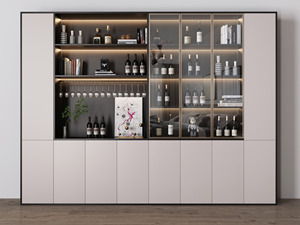 JINGSHUN Villa Bespoke Furniture Luxury <strong>Wine</strong> Cabinet <strong>Display</strong> <strong>Cases</strong> Waterproof Custom Storage Furniture Free Design Factory - Product Image 6