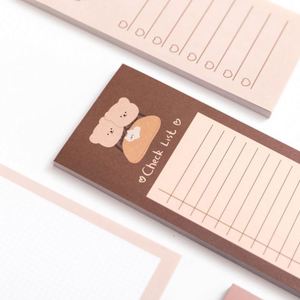 Self-Adhesive Index Tabs Bookmark Sticky Notes Paper for Girls Kawaii Planner <b>Memo</b> <b>Pads</b> - Product Image 2