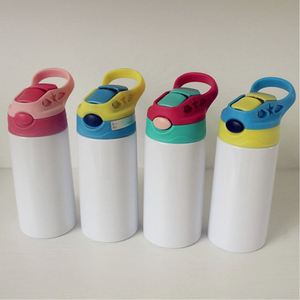 Bouteilles avec logo personnalisé, bouteille d'eau blanche à sublimation, mug blanc - Product Image 2