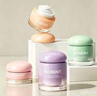 Pots cosmétiques en verre à large ouverture de 20g/30g/50g/80g/120g pour crèmes de soin, crèmes pour le visage, masques à l'argile et huiles essentielles