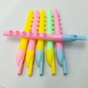 เครื่องบันทึกเสียงขนาดเล็ก 6 รู ขลุ่ยพลาสติก ของเล่นเพื่อการศึกษาสำหรับเด็กอายุ 4-6 ปี เครื่องดนตรีสำหรับเด็กทั้งชายและหญิง - Product Image 1