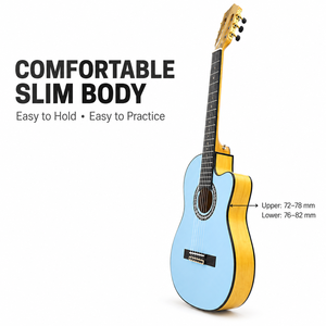 <span class=keywords><strong>Chitarra</strong></span> <span class=keywords><strong>Classica</strong></span> Slim Cutaway da 39 Pollici con Top in Abete <span class=keywords><strong>per</strong></span> Studenti e Scuole di Musica - Vendita all'Ingrosso - Product Image 4