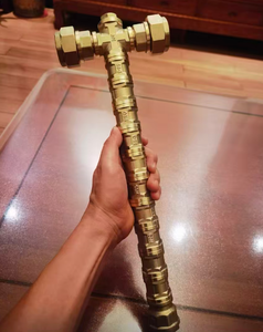 Herrajes para Manualidades, Martillo Sagrado Dorado, Ensamblaje Grande de 44x19.7cm - Product Image 2