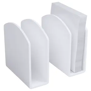 2 pacchetti di carta portatovaglioli supporto da tavolo Freestanding scatola di fazzoletti Dispenser per cena cucina ristorante decorazione per la casa accessori