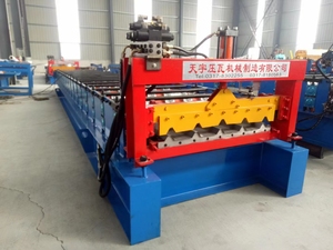 Macchina formatrice di tegole monostrato Tianyu a trasmissione idraulica ad alta velocità <span class=keywords><strong>per</strong></span> tegole in acciaio colorato con controllo remoto - Vendita diretta dalla fabbrica - Product Image 2