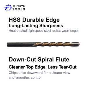 5/32 "drywall לחתוך קצת zip, מדריך הנתב piloted טיפ נתבי hss עבור חיתוך לוח gypsum - Product Image 4