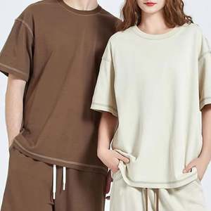 OEM personalizado Impresión digital 100% algodón de gran tamaño gota hombro manga corta secado rápido respetuoso con el medio ambiente camisetas para hombre - Product Image 1