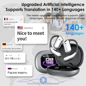Écouteurs et casques TWS à réduction de <span class=keywords><strong>bruit</strong></span> en ligne hors ligne avec prise en charge du traducteur de langue vocale en temps réel - Product Image 4