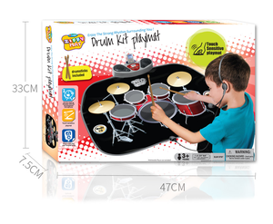 Thả Vận Chuyển Thân Thiện Với Trẻ Em Có Thể Gập Lại Jazz Trống Đặt Âm Nhạc Chơi Mat Đồ Chơi Dụng Cụ Cho Trẻ Em - Product Image 5