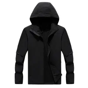 New style men's winter coat for sale custom polyester/cotton outdoor sports hooded jacket